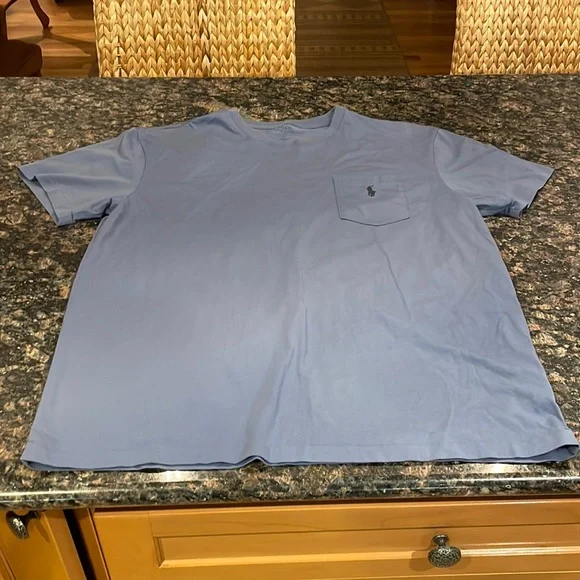 NWOT Polo by Ralph Lauren Crew neck cotton classic pocket tee - Picture 1 of 5